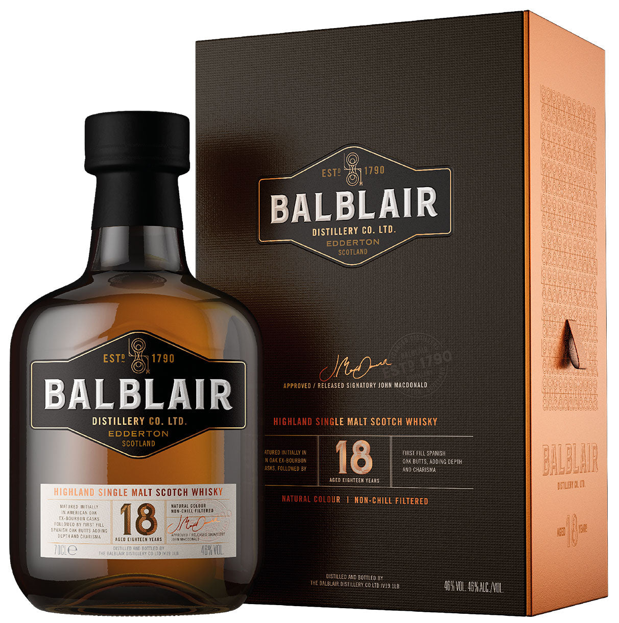 Balblair 18 Year Old Single Malt Scotch Whisky