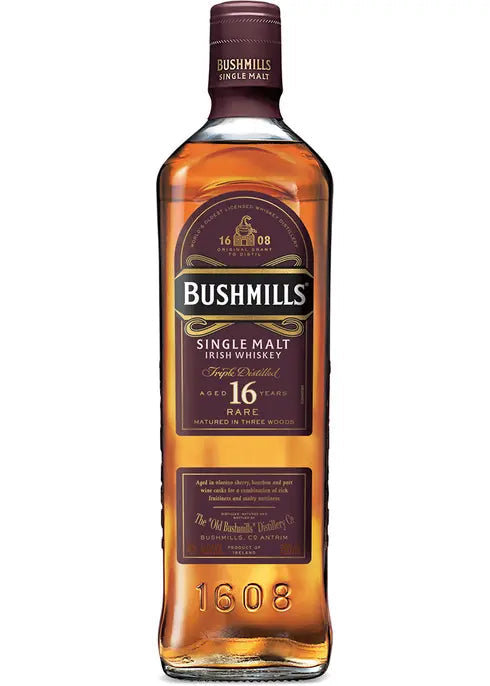 ウイスキー Bushmills 16 Years Old Single Malt Irish Bushmills 16 Year Single Malt Irish Whiskey | Taster's Club