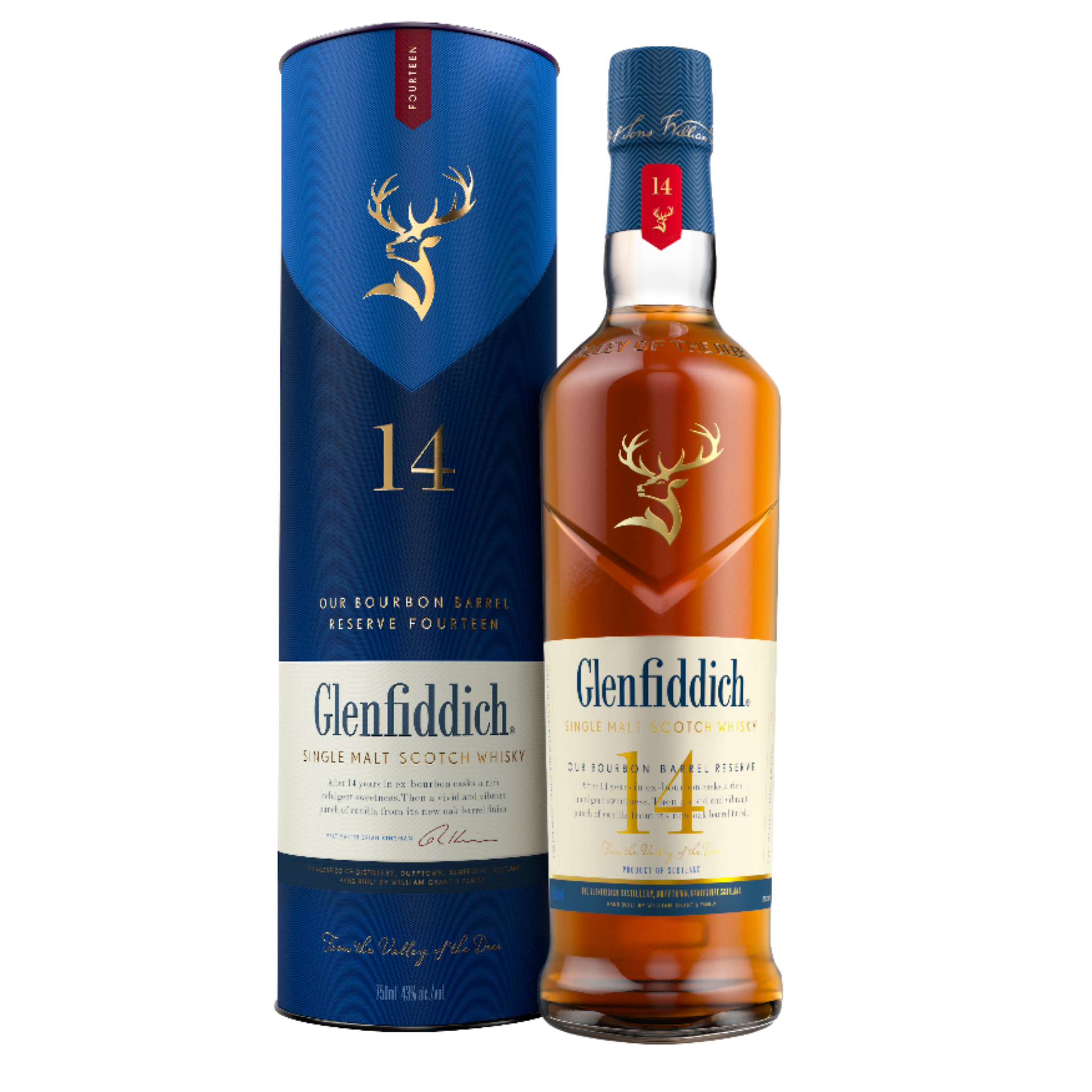 Glenfiddich 14 Year Old Bourbon Barrel Reserve Single Malt