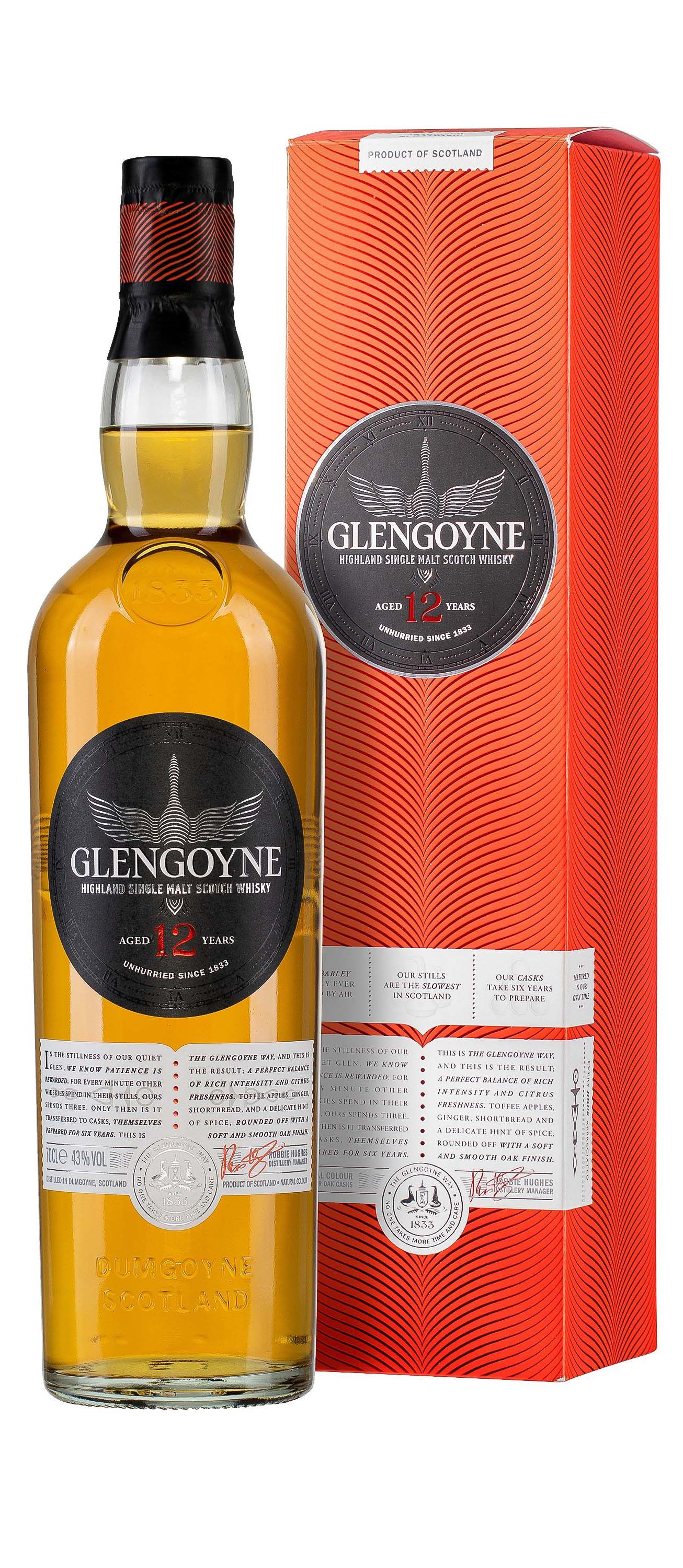 Glengoyne 12 Year Highland Single Malt Scotch Whisky