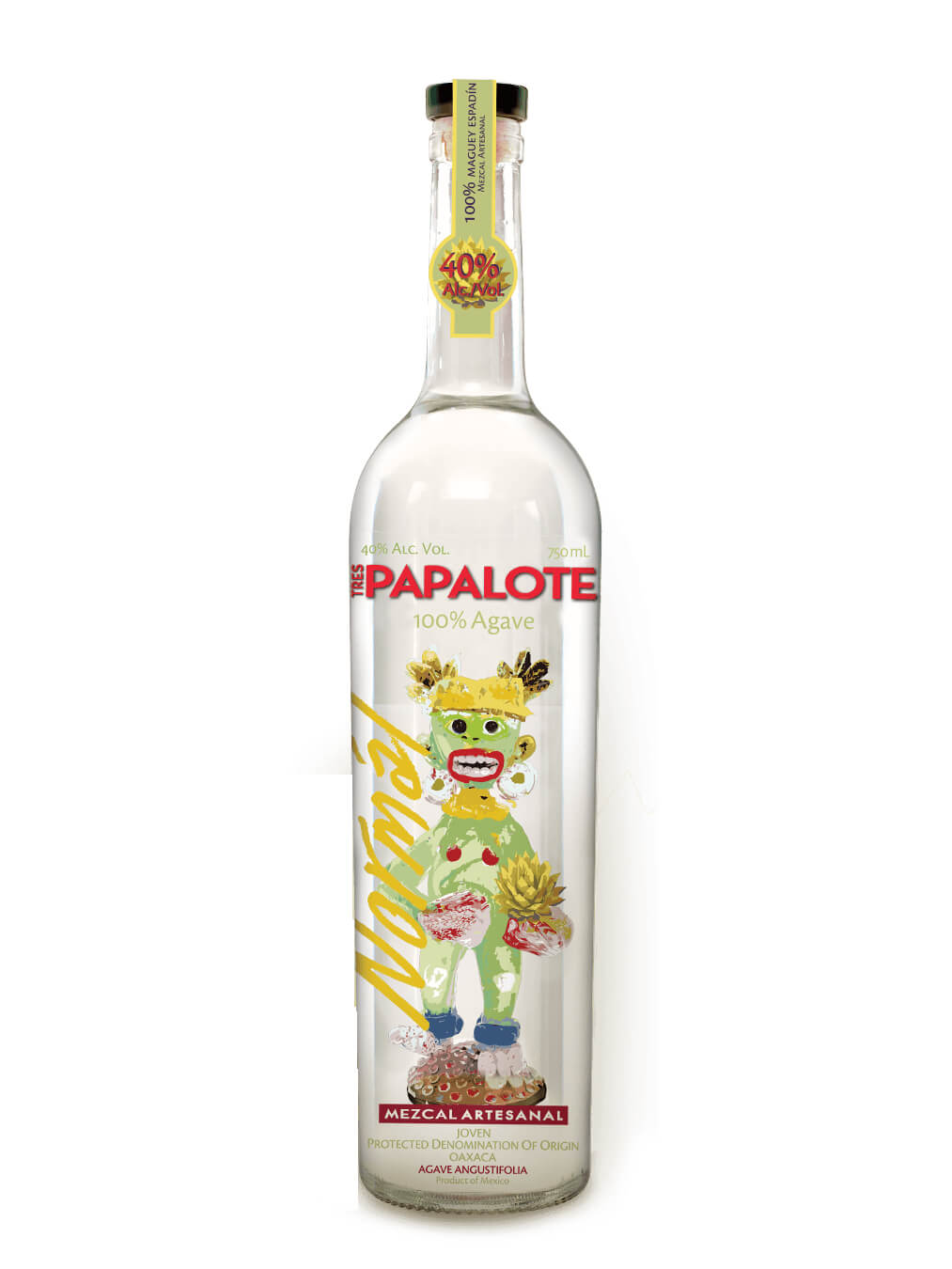 Tres Papalote Mezcal Artesanal Joven