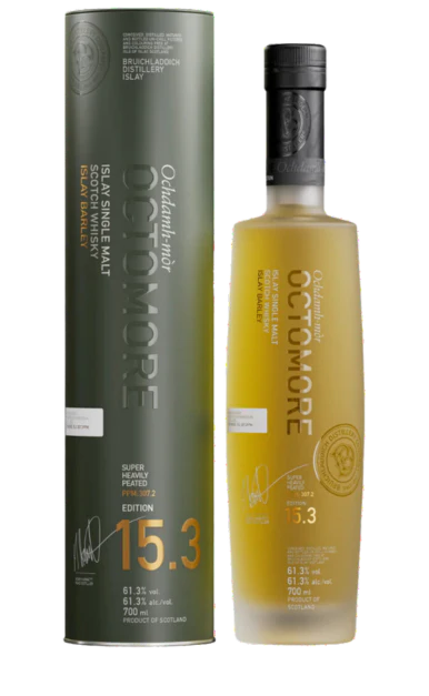 ウイスキー Octomore 15.3 700ml 61.3%ppm307.2 楽天市場】オクトモア 15.3 アイラ・バーレイ 307.2PPM 61.3度