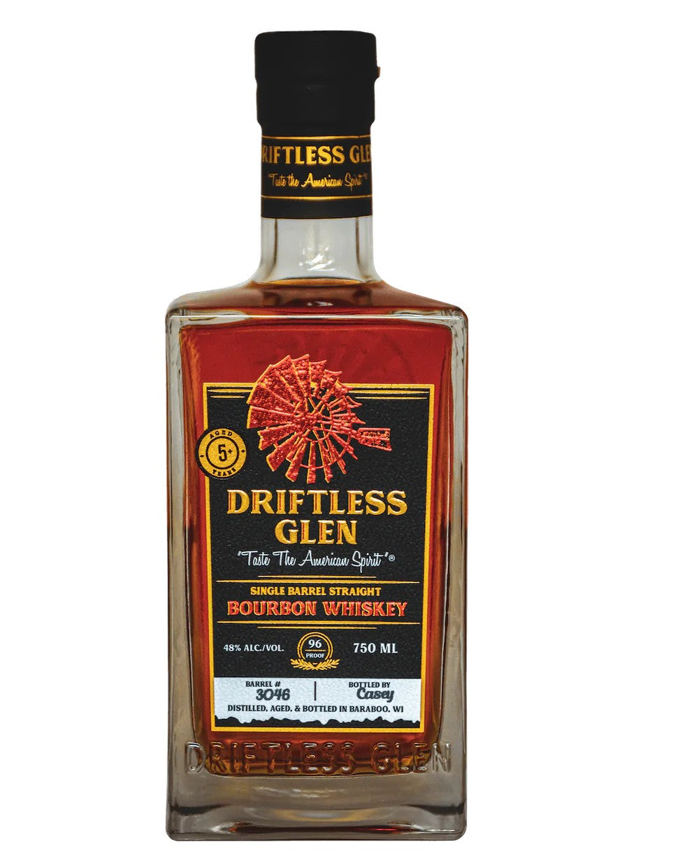 Driftless Glen Distillery Single Barrel Cask Strength Straight Bourbon Whiskey