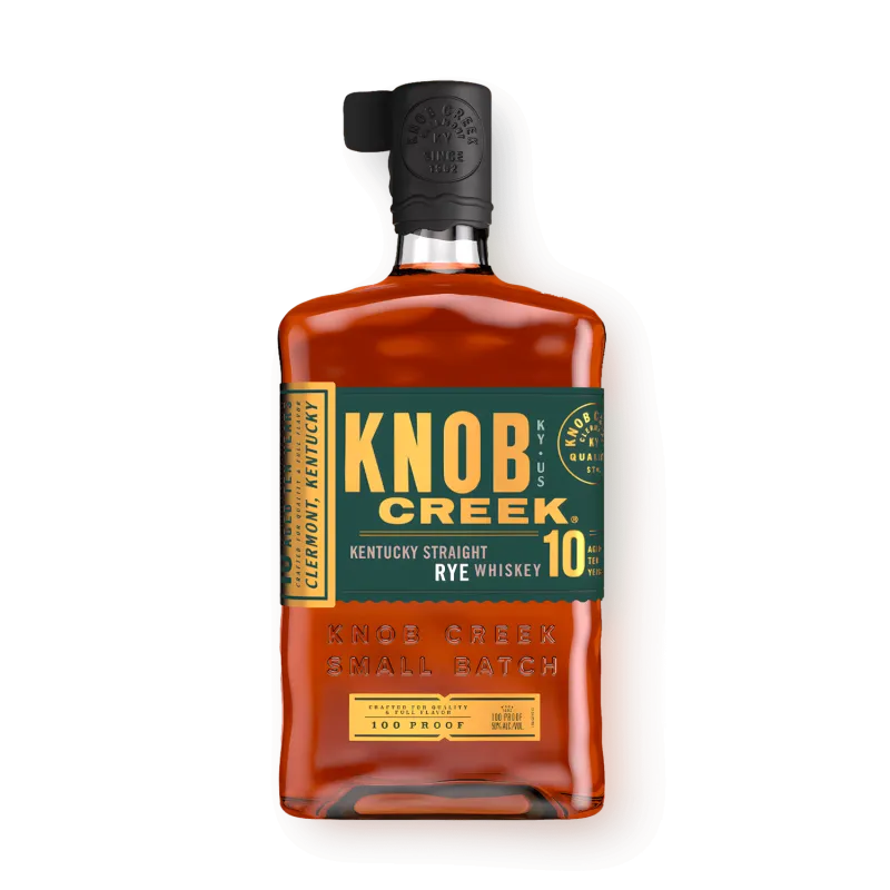 Discover the bold flavors of Knob Creek 10 Year Rye. Aged to perfection for a full decade, enjoy notes of warm spice, oak, and caramel in every sip.