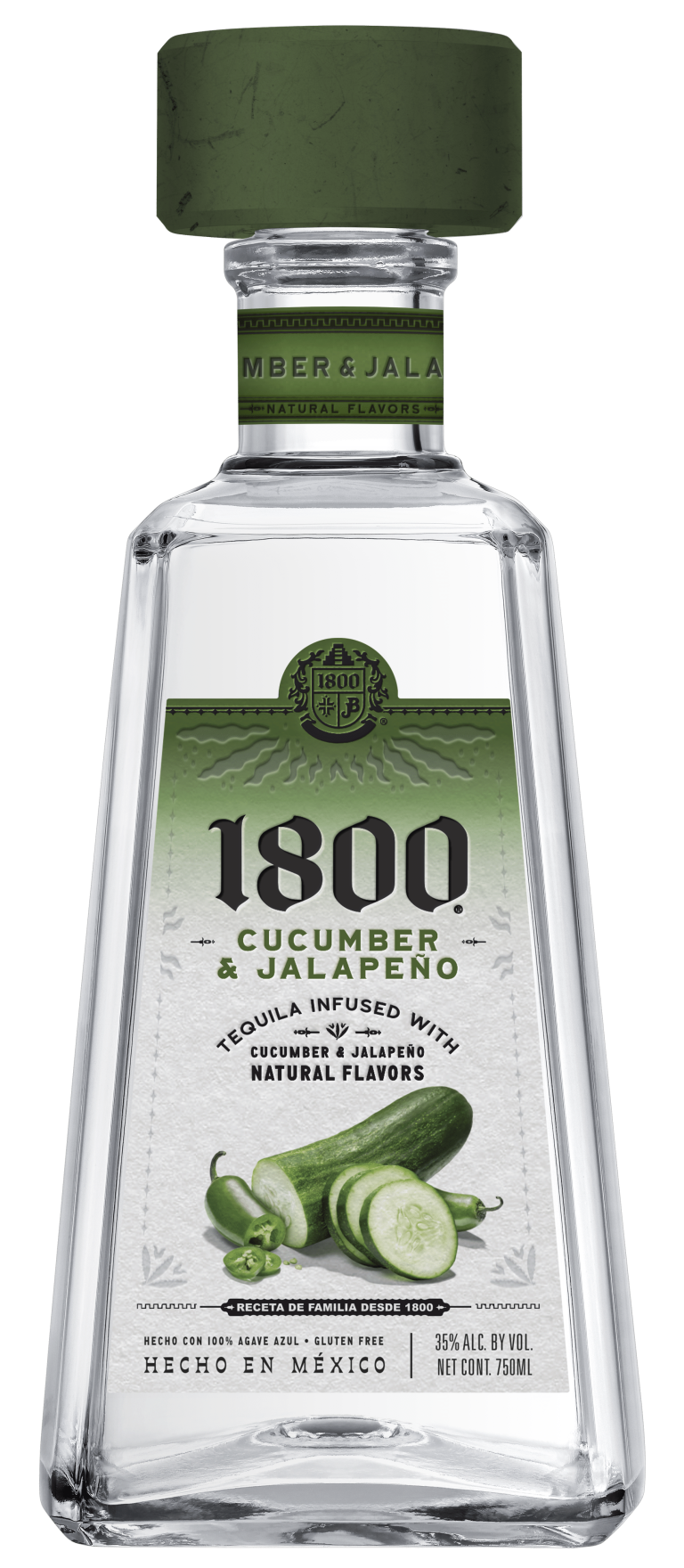 1800 Blanco Tequila Cucumber & Jalapeno
