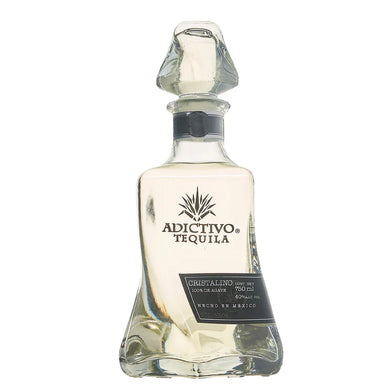 Experience the elegance of Adictivo Reposado Cristalino Tequila. Aged to perfection, filtered for clarity, with notes of caramel and vanilla. Perfect for sipping or cocktails!