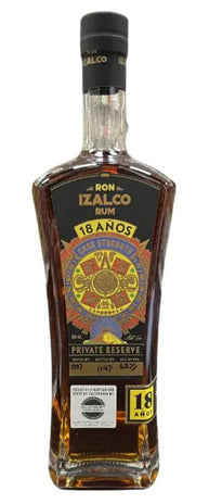 Ron Izalco Rum Aged 18 Year Cask Strength Private Reserve