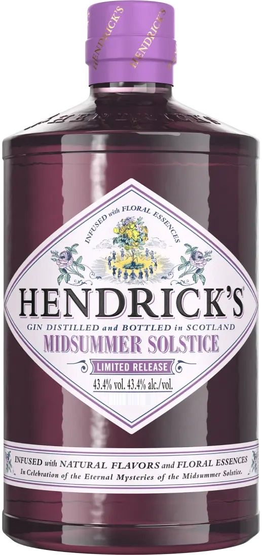 Experience the vibrant floral essence of Hendrick's Midsummer Solstice. This limited-edition gin is perfect for light, refreshing cocktails with a crisp and bright finish.