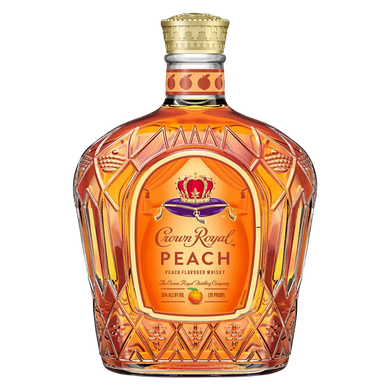 Experience the luscious blend of Crown Royal whiskey and juicy Georgia peaches. Perfect for cocktails, on the rocks, or straight. Try Crown Royal Peach today!