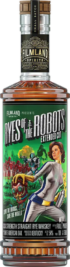 Discover Filmland Spirits’ Ryes of the Robots—a cask strength straight rye whiskey offering bold flavors of spice, caramel, and oak. Perfect for true whiskey lovers!