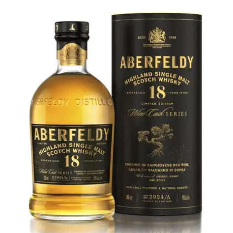 Aberfeldy Sangiovese Red Wine Cask 18-Year-Old