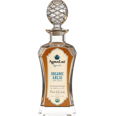 AgaveLuz Tequila Organic Añejo Valentina Edition