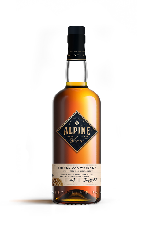 Alpine Distilling Triple Oak Bourbon Whiskey