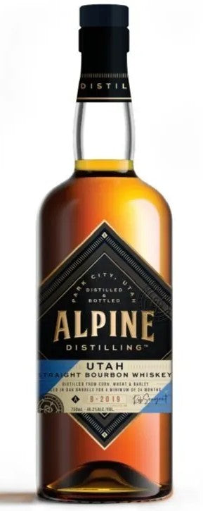Alpine Distilling Utah Straight Bourbon Whiskey