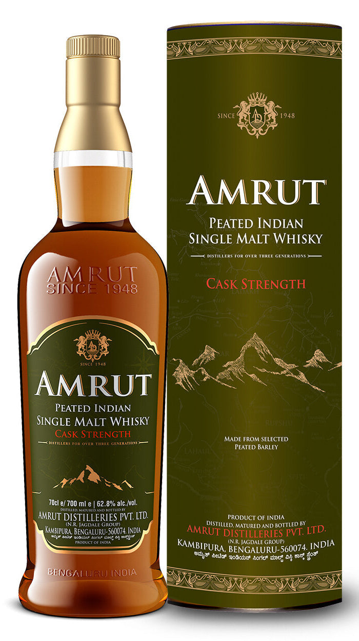 Amrut Peated Indian Cask Strength Single Malt