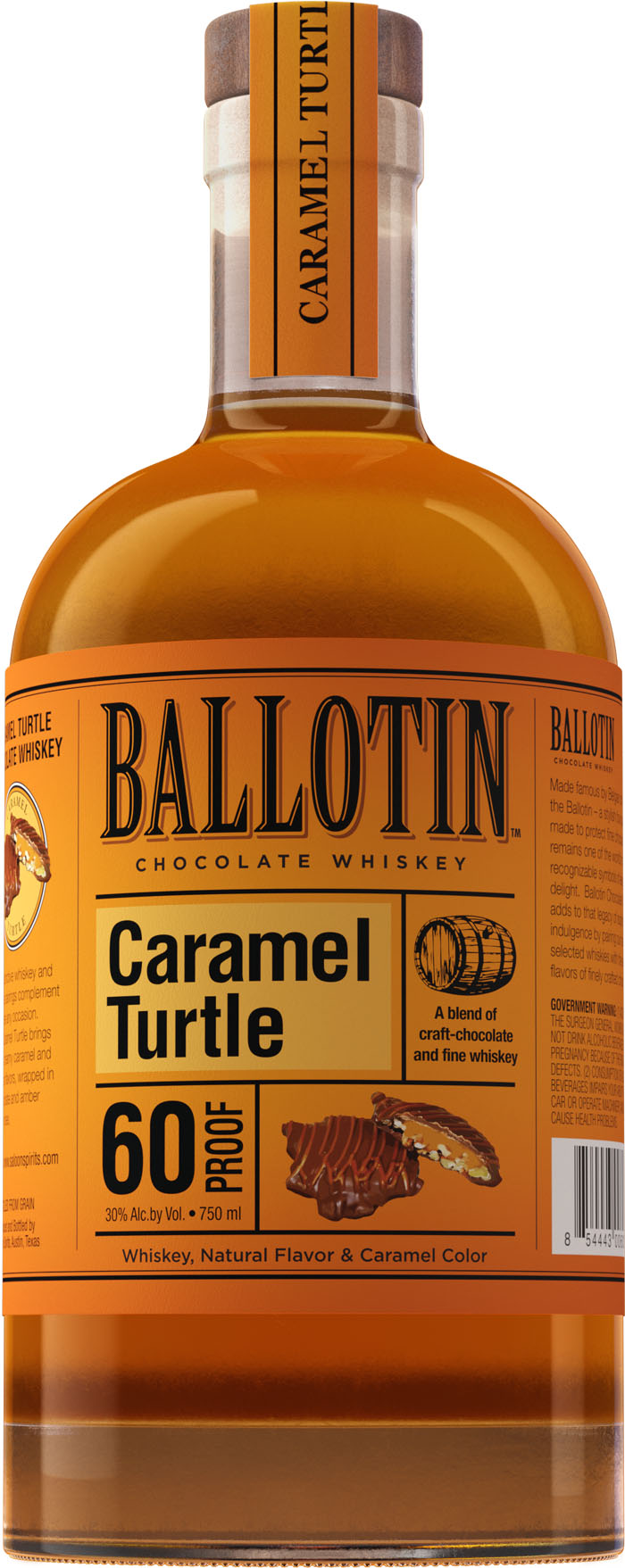 Ballotin Caramel Turtle