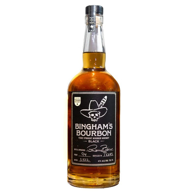 Bingham's Bourbon Black Texas Straight Bourbon Whiskey