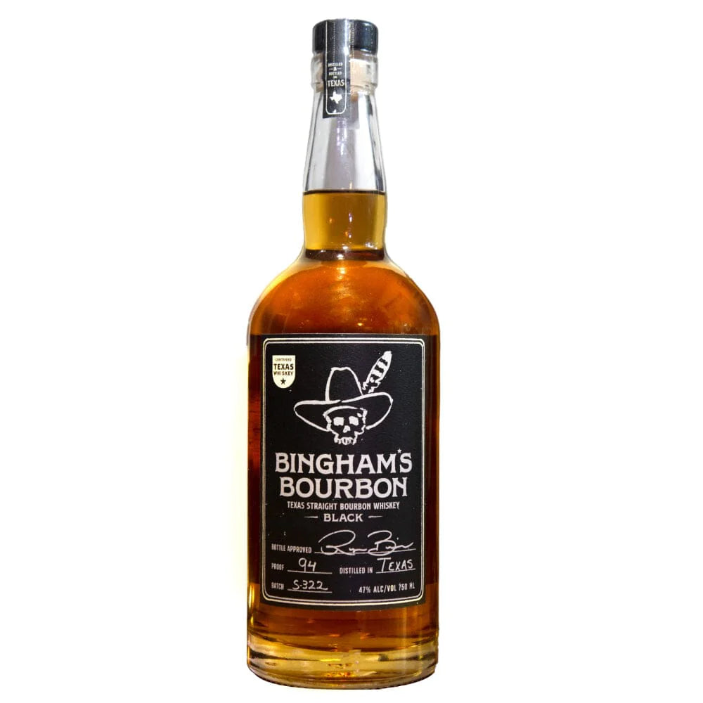 Bingham's Bourbon Black Texas Straight Bourbon Whiskey
