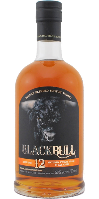 Relish the rich, full-bodied flavor of Black Bull 12 Year Old Scotch whisky. Aged 12 years, it delivers bold notes of toffee, chocolate, and spice. Perfect for connoisseurs.