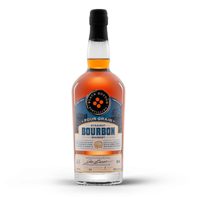 Black Button Distilling Four Grain Straight Bourbon Whiskey