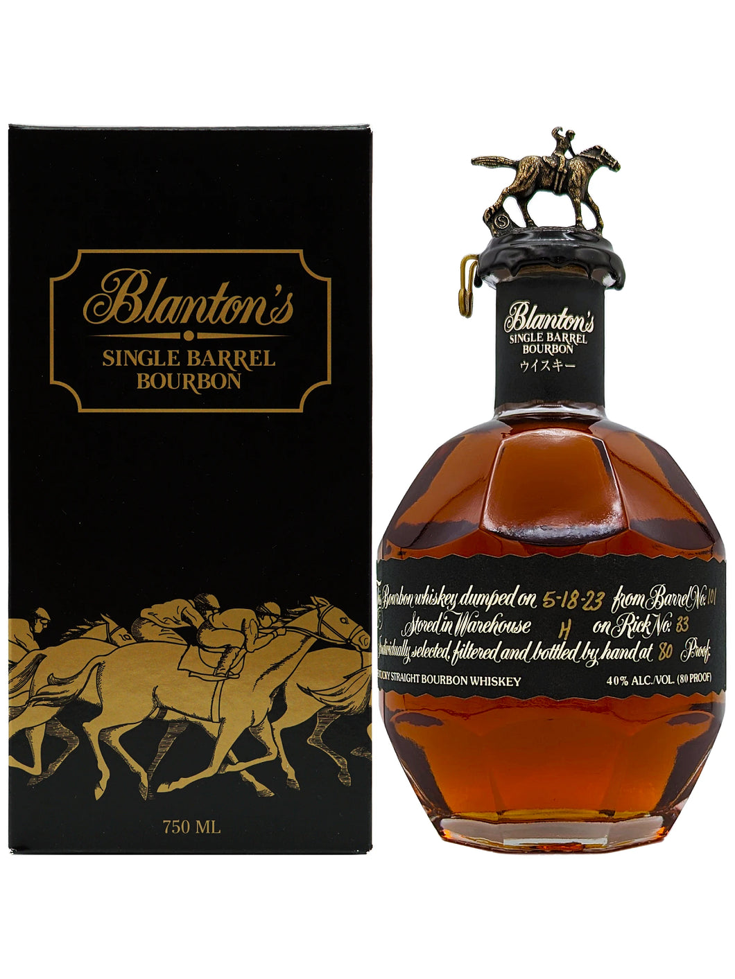 Blanton's Single Barrel Black Label Japanese Edition