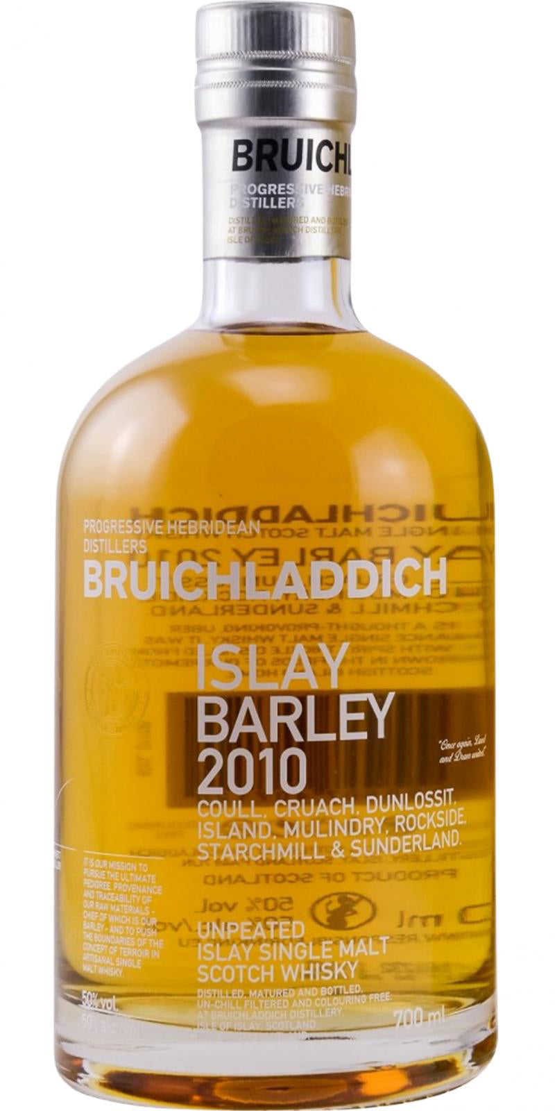 Bruichladdich Islay Barley 2010