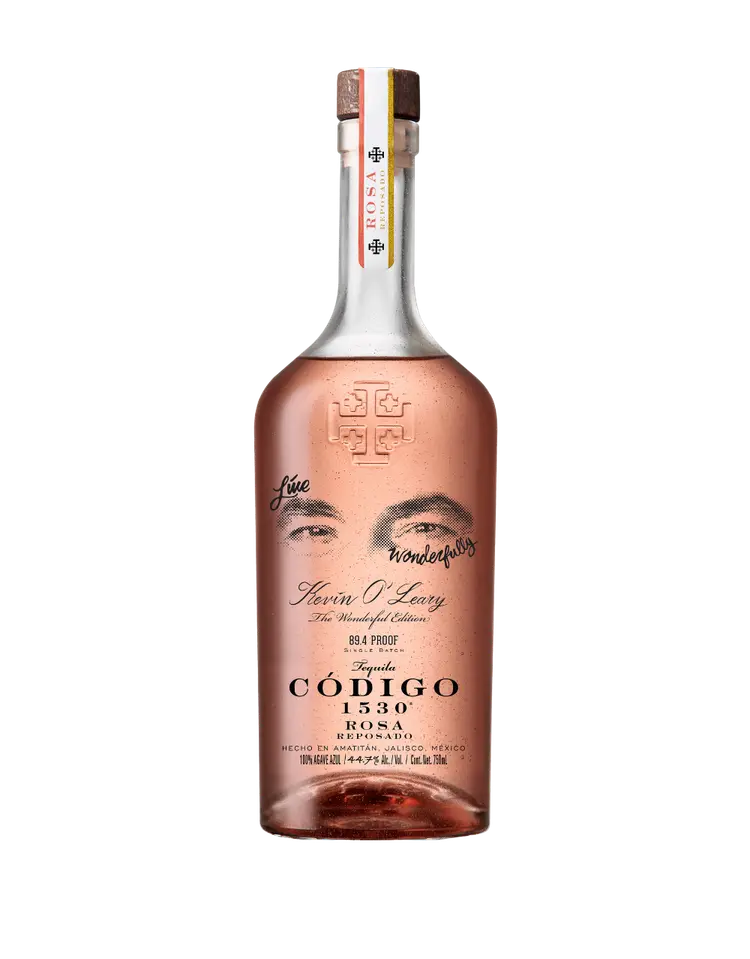Código 1530 Tequila Rosa Reposado  x Kevin O’leary Mr. Wonderful Señor Maravilloso