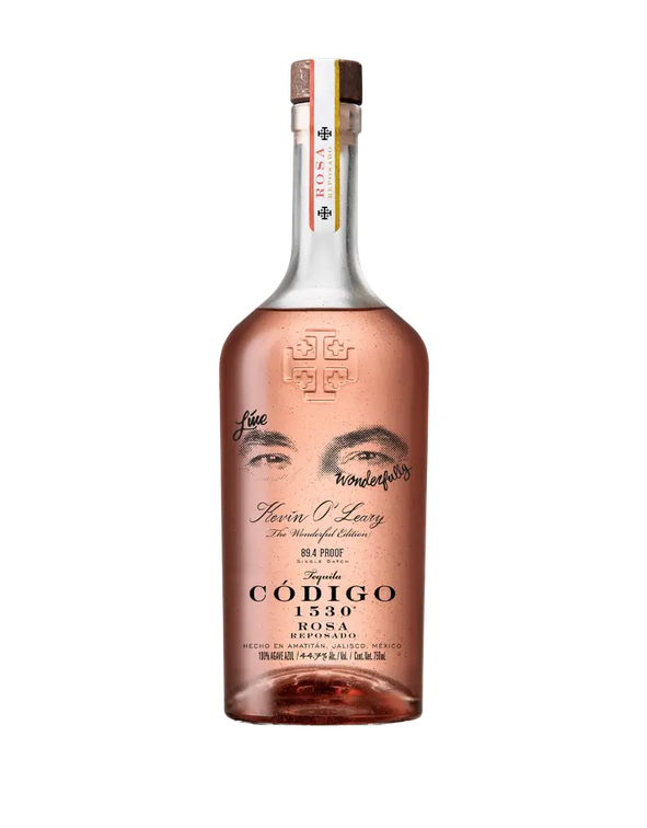 Código 1530 Tequila Rosa Reposado  x Kevin O’leary Mr. Wonderful Señor Maravilloso