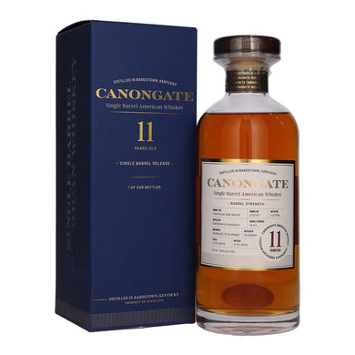 Canongate 11 Year Single Barrel American Whiskey - Taster's Club