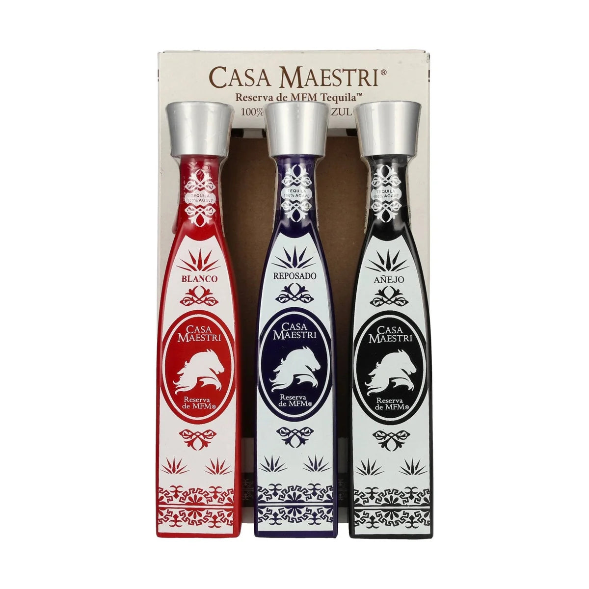 Casa Maestri Reserva Tequila MFM 3 Pack Gift Box 100 ml