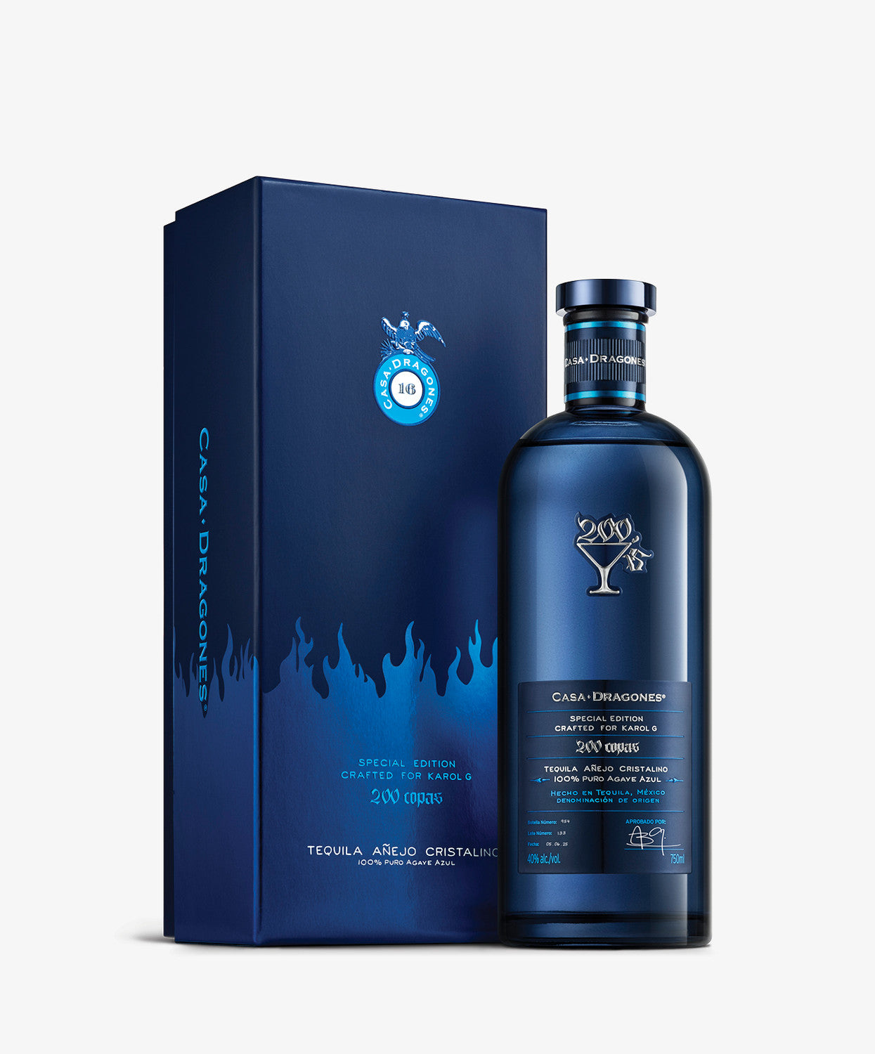 Casa Dragones Tequila 200 Copas Añejo Cristalino Limited Edition