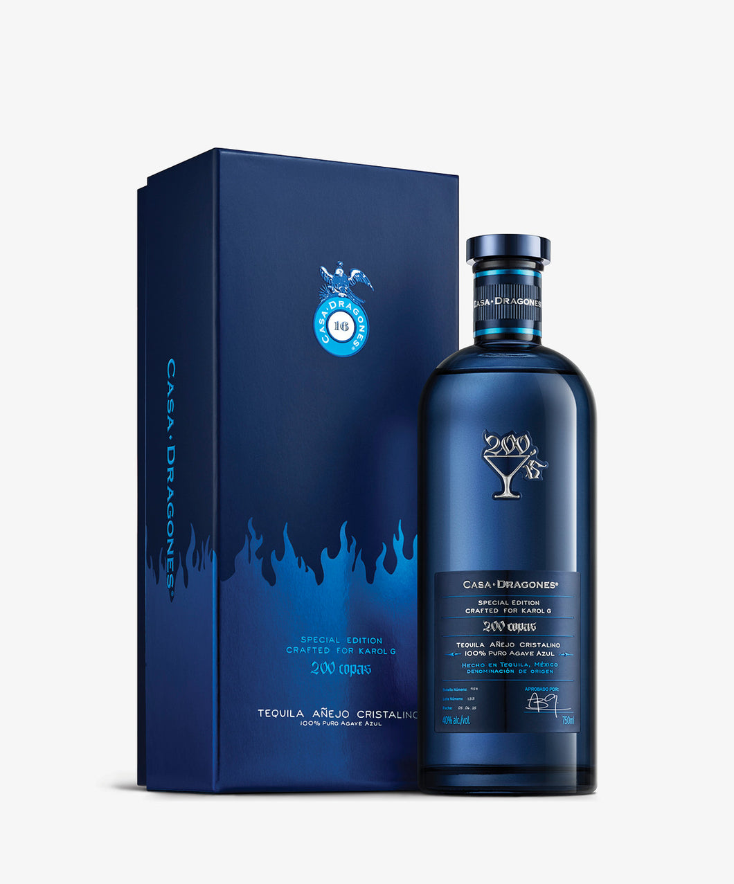 Casa Dragones Tequila 200 Copas Añejo Cristalino Limited Edition