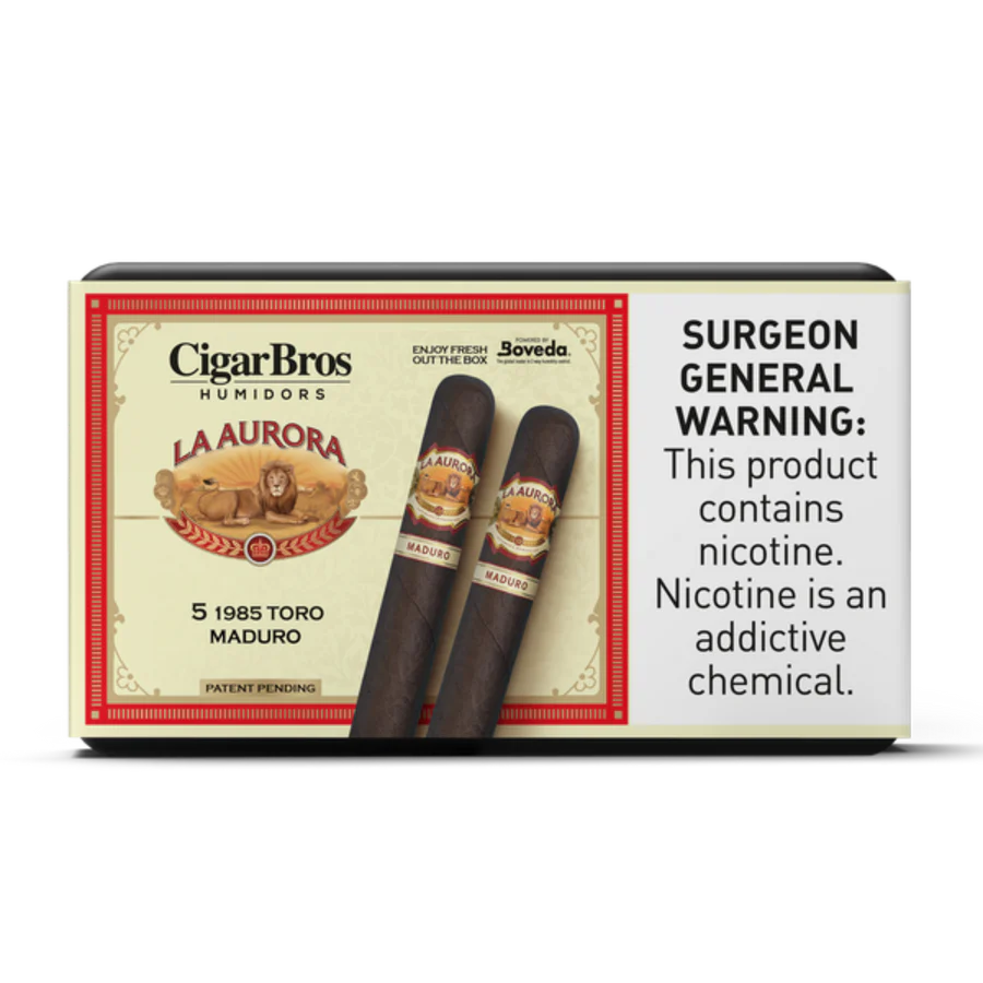 Cigar Bros. La Aurora 1985 Toro Maduro 5 Pack