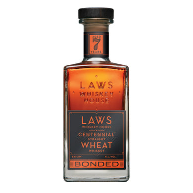 Discover the rich, complex flavors of Laws Whiskey House Centennial Straight Wheat Bonded 7 Year. Crafted with heirloom wheat, aged 7 years, and Bottled-in-Bond for exceptional quality. Perfect for whiskey enthusiasts.