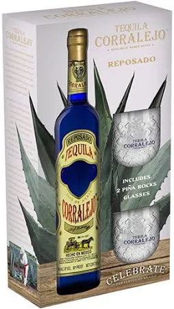 Corralejo Tequila  Reposado with Glasses
