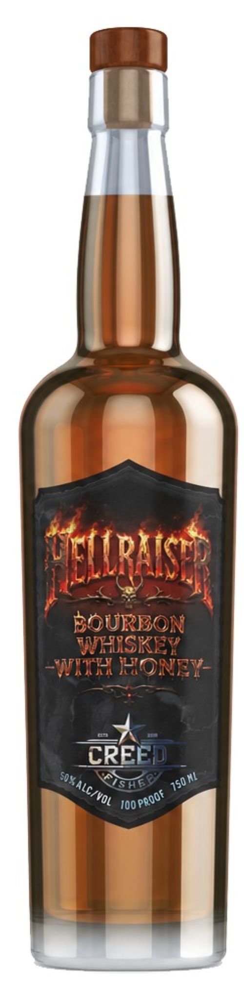 Creed Fisher Hellraiser Bourbon Whiskey finished with Honey