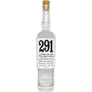Distillery 291 White Dog Rye Whiskey