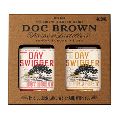 Doc Brown Farm & Distillers Day Swigger Gift Set 4 Pack