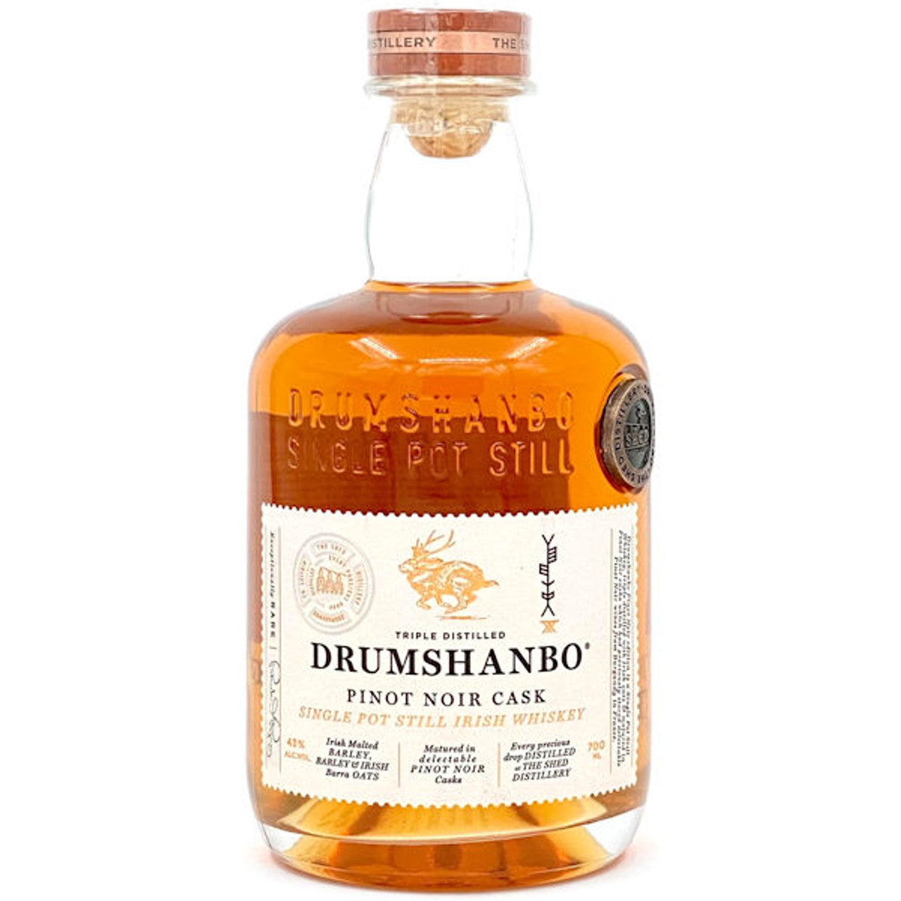 Drumshanbo Pinot Noir Cask Single Pot Still Irish Whiskey
