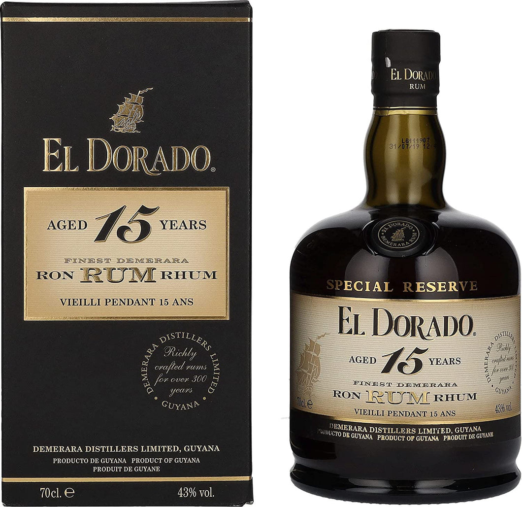 El Dorado Rum Aged 15 Years