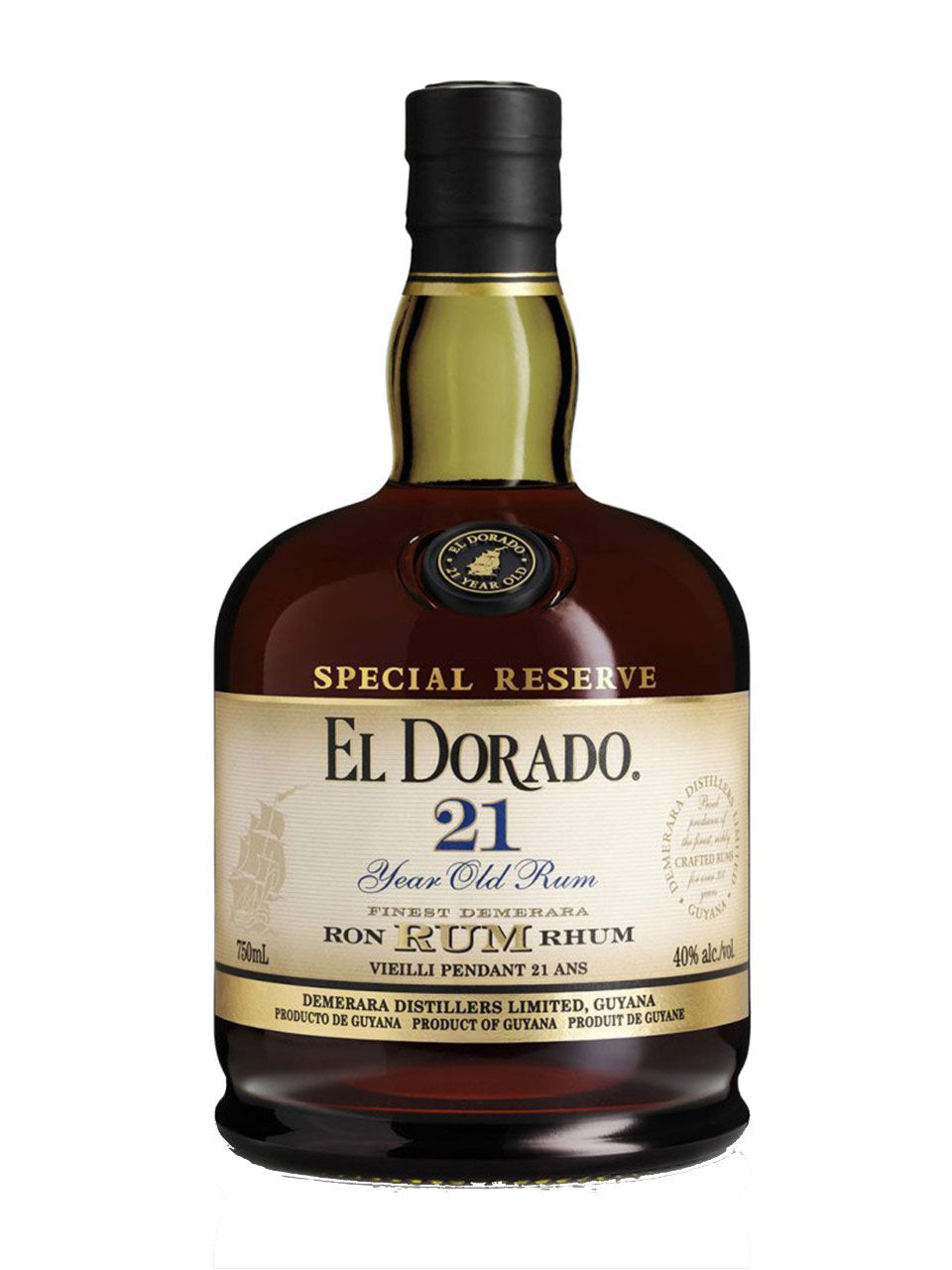 El Dorado Rum Aged 21 Years