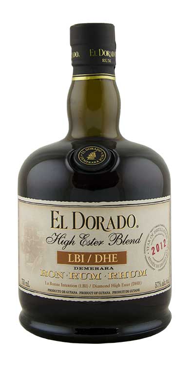 El Dorado Rum High Ester Blend LBI/DHE 2012
