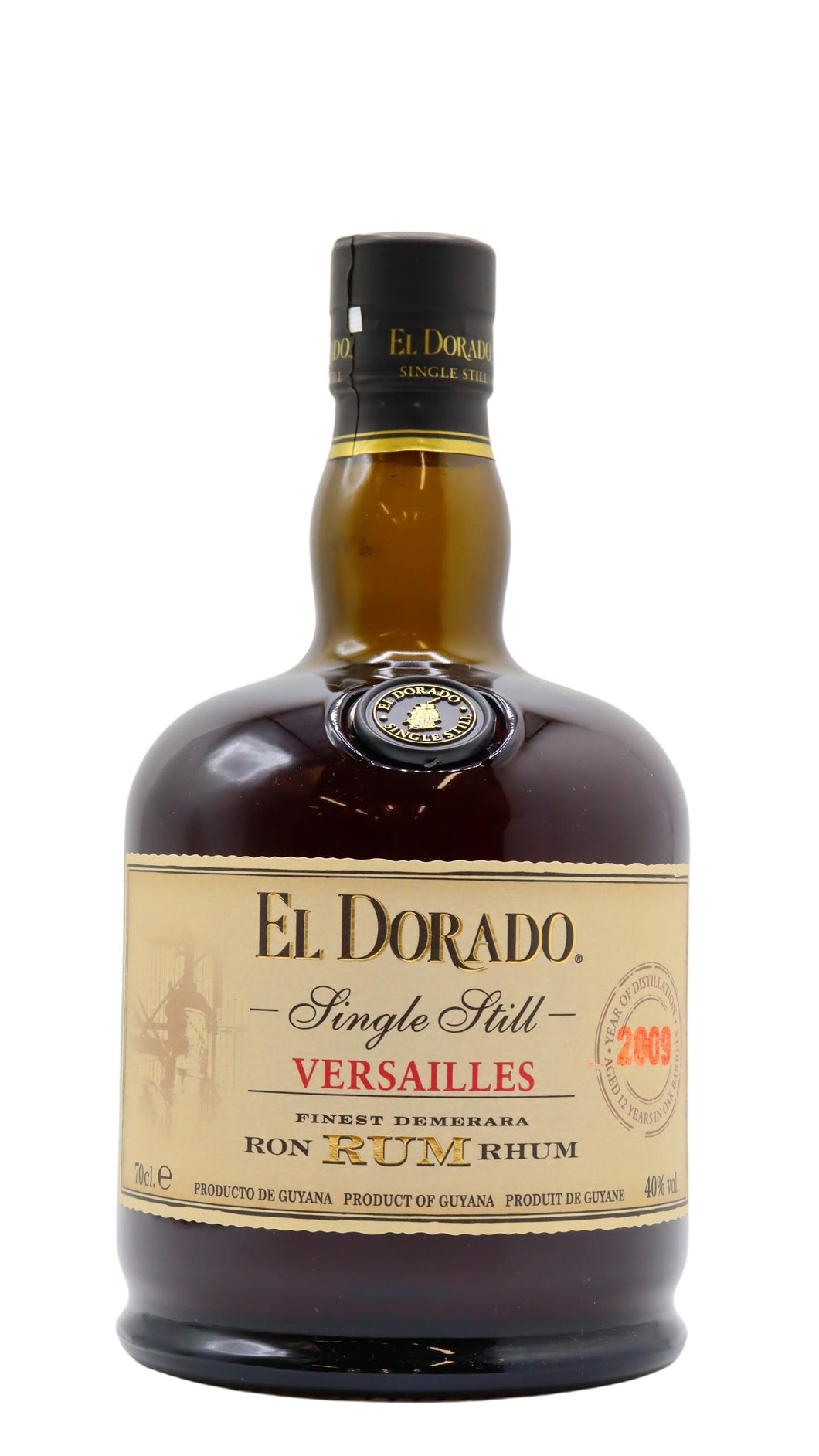 El Dorado Rum Single Still Versailles 2009