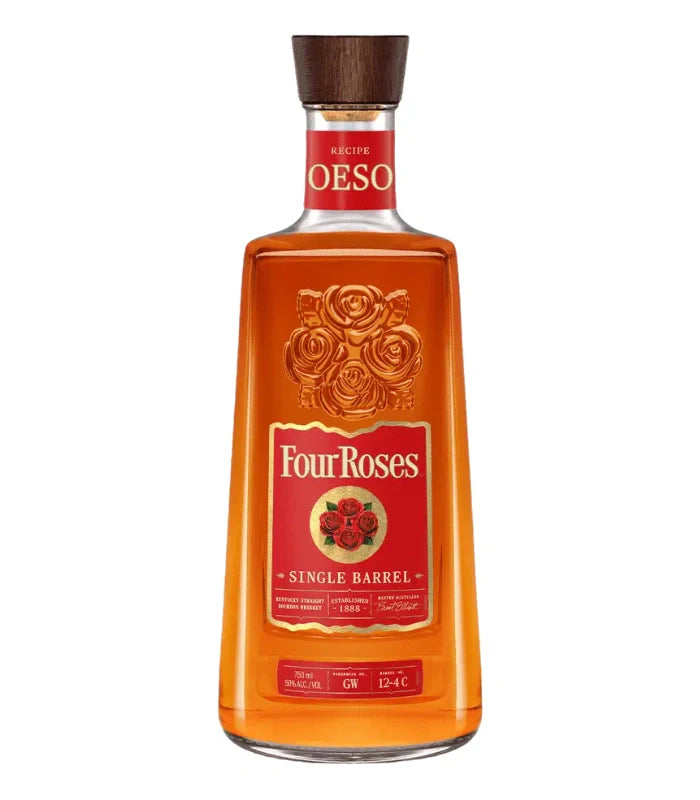 Explore Four Roses Single Barrel Recipe OESO! A rich bourbon crafted with fruit-forward notes, caramel undertones, and a smooth finish. Experience premium quality today.