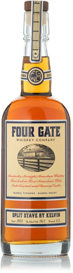 Four Gate Whiskey Co. Kentucky Straight Bourbon Whiskey finished in Split Stave™ casks by Kelvin Cooperage