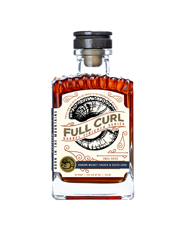 Full Curl Bourbon Whiskey Finished in Scotch Casks