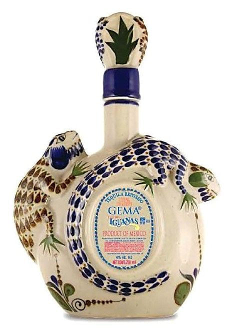 Gema Iguanas Tequila Ceramic Reposado