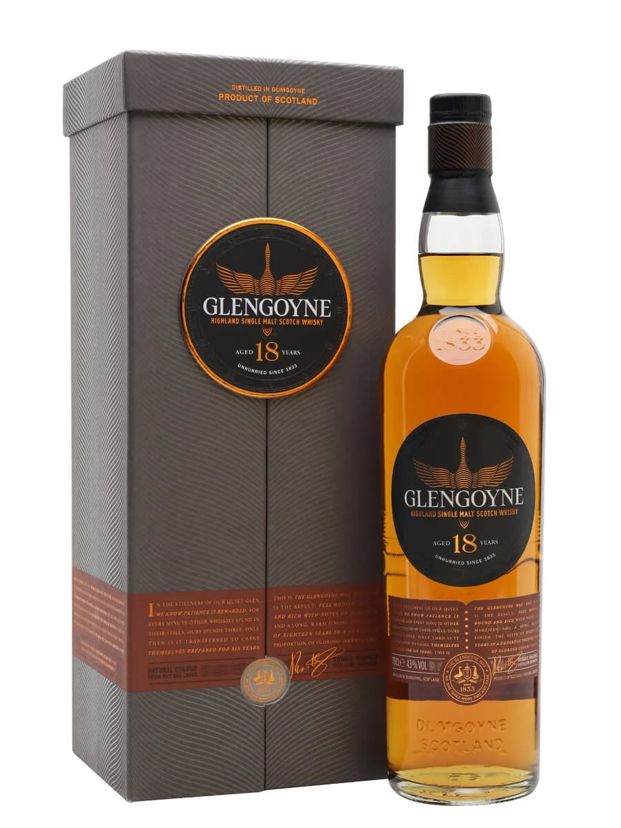 Glengoyne 18 Years Old Highland Single Malt Scotch Whisky