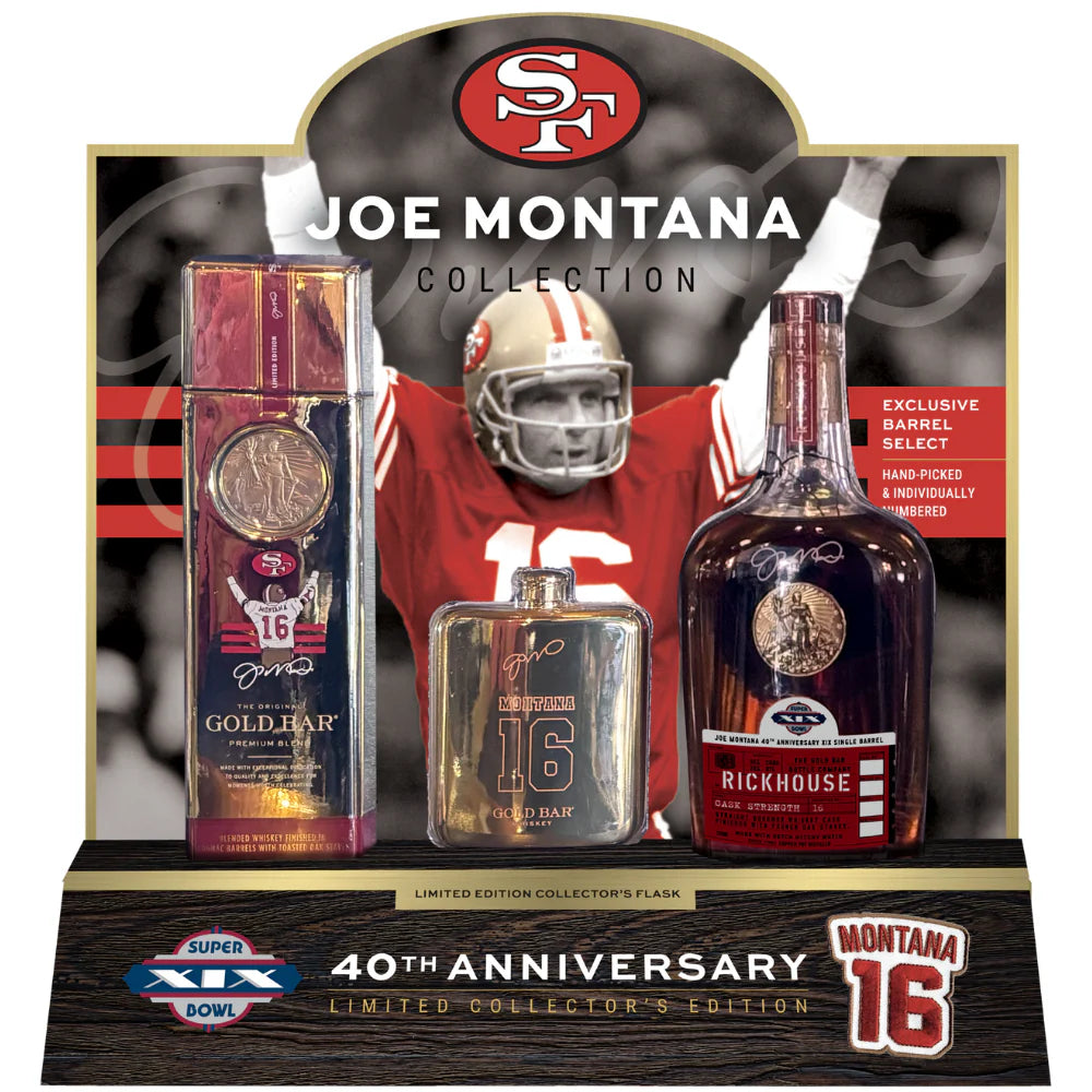 Gold Bar Joe Montana Collection 40th Anniversary Gift Set