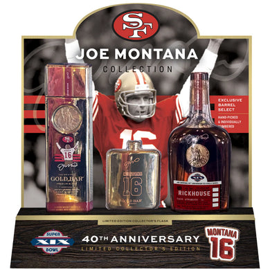 Gold Bar Joe Montana Collection 40th Anniversary Gift Set
